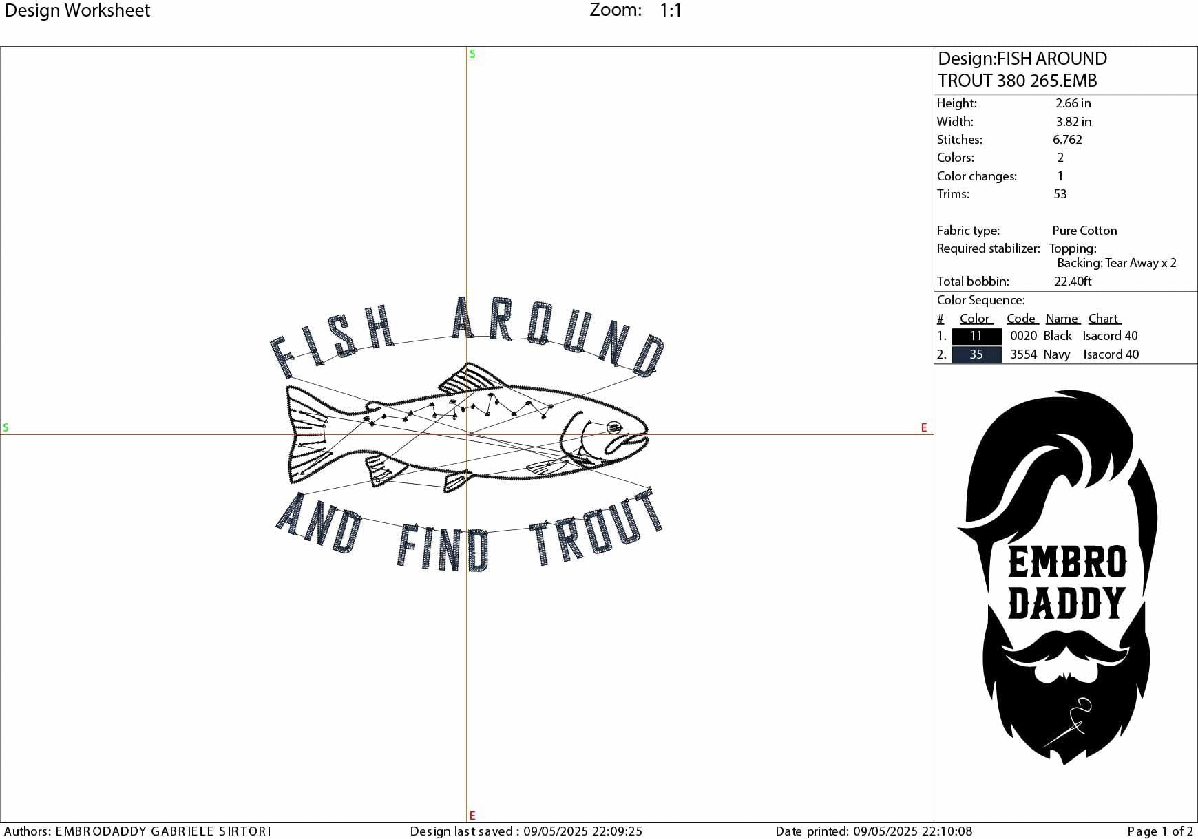 Machine Embroidery files, Fish Around And Find Trout, Good Fishing Puns, Fishing Memes, Funny Fisherman, PES, DST, hus & more