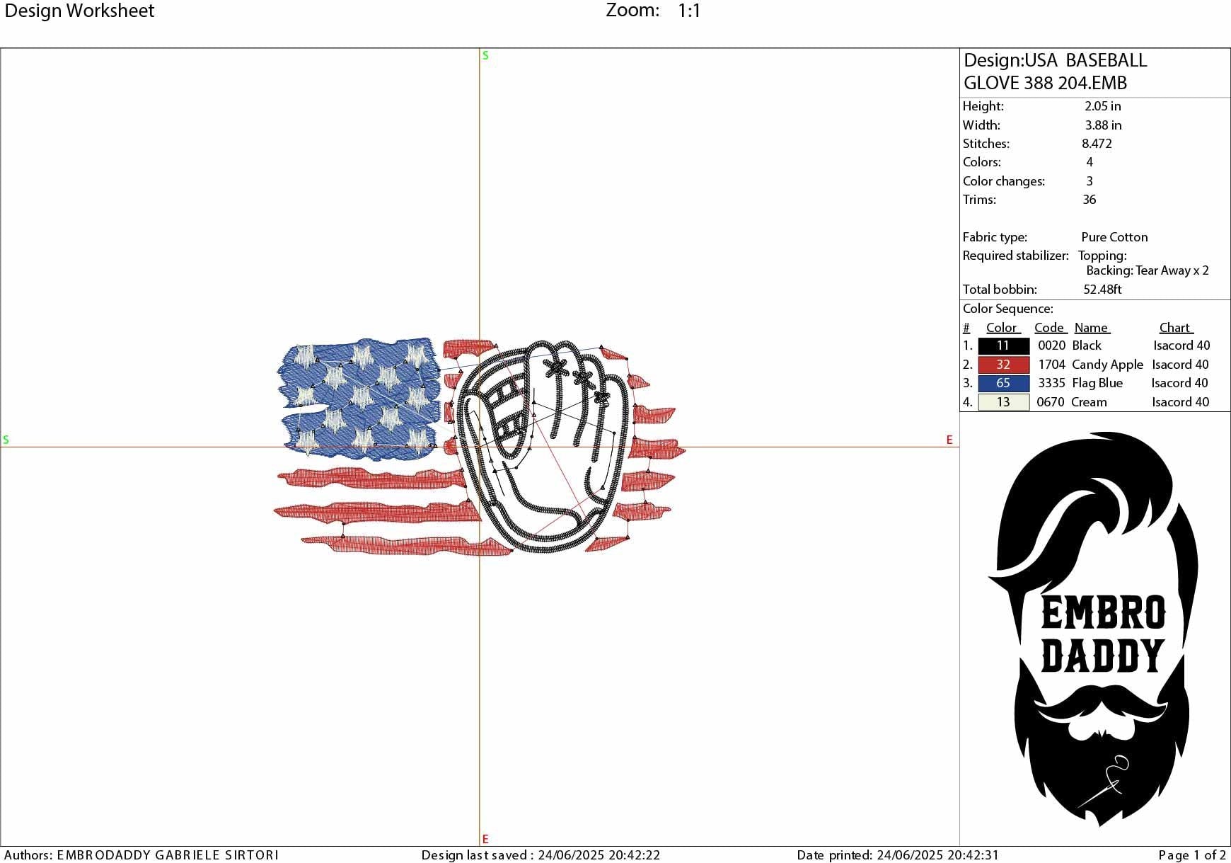 Machine Embroidery files, USA flag, baseball glove, PES, DST, xxx, hus & more