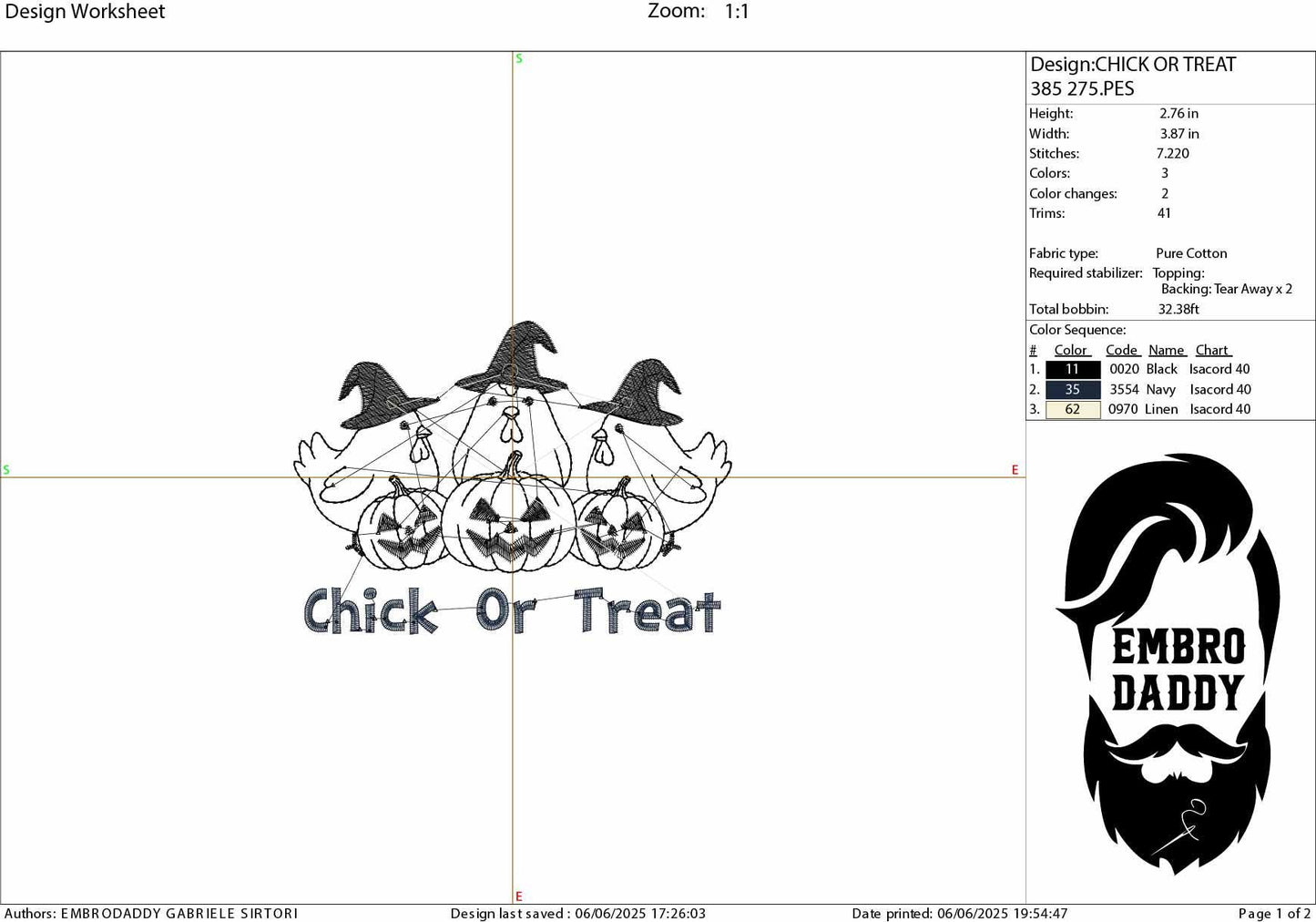 Machine Embroidery files, Chick or Treat, Halloween Chicken Witch, Ghost Chickens, Farm Animal, Pumpkin, Spooky, PES, DST, xxx, hus & more