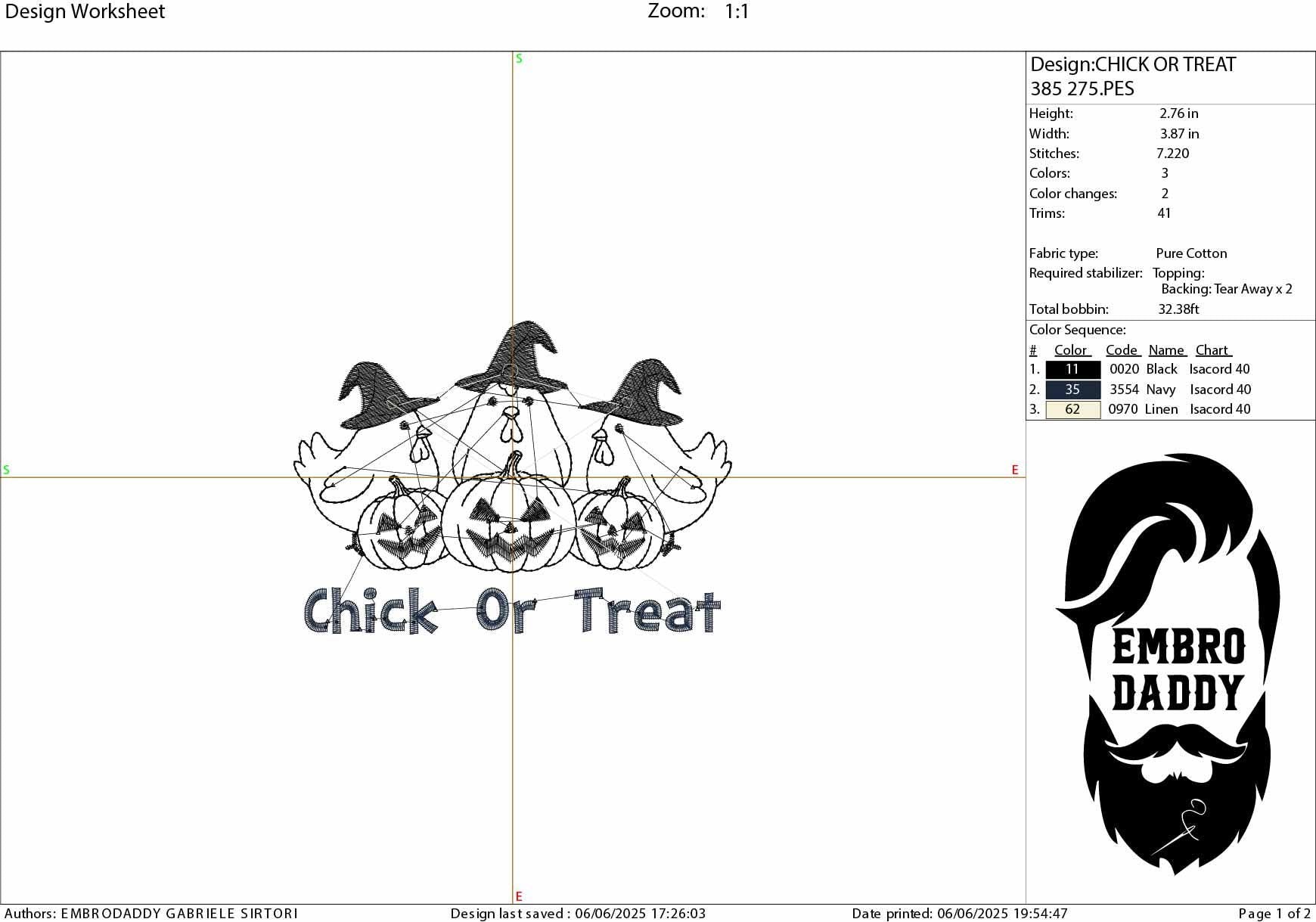 Machine Embroidery files, Chick or Treat, Halloween Chicken Witch, Ghost Chickens, Farm Animal, Pumpkin, Spooky, PES, DST, xxx, hus & more