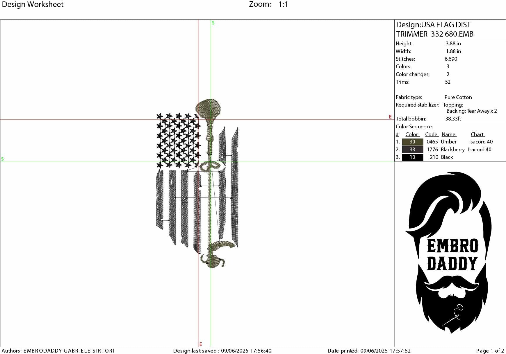 Machine Embroidery files, USA flag, Landscaping, Landscape Weed, Wacker, Trimmer Edger, US Landscaper, Green Grass, PES, xxx, hus, & more