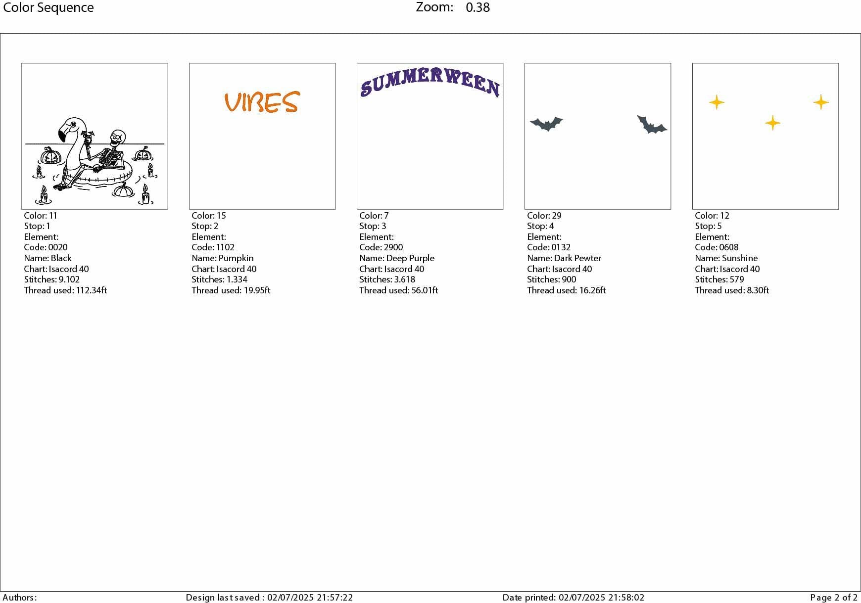 Machine Embroidery files, Summerween vibes, Funny Halloween, Summer, Funny Skeleton, PES, DST, xxx, hus and more