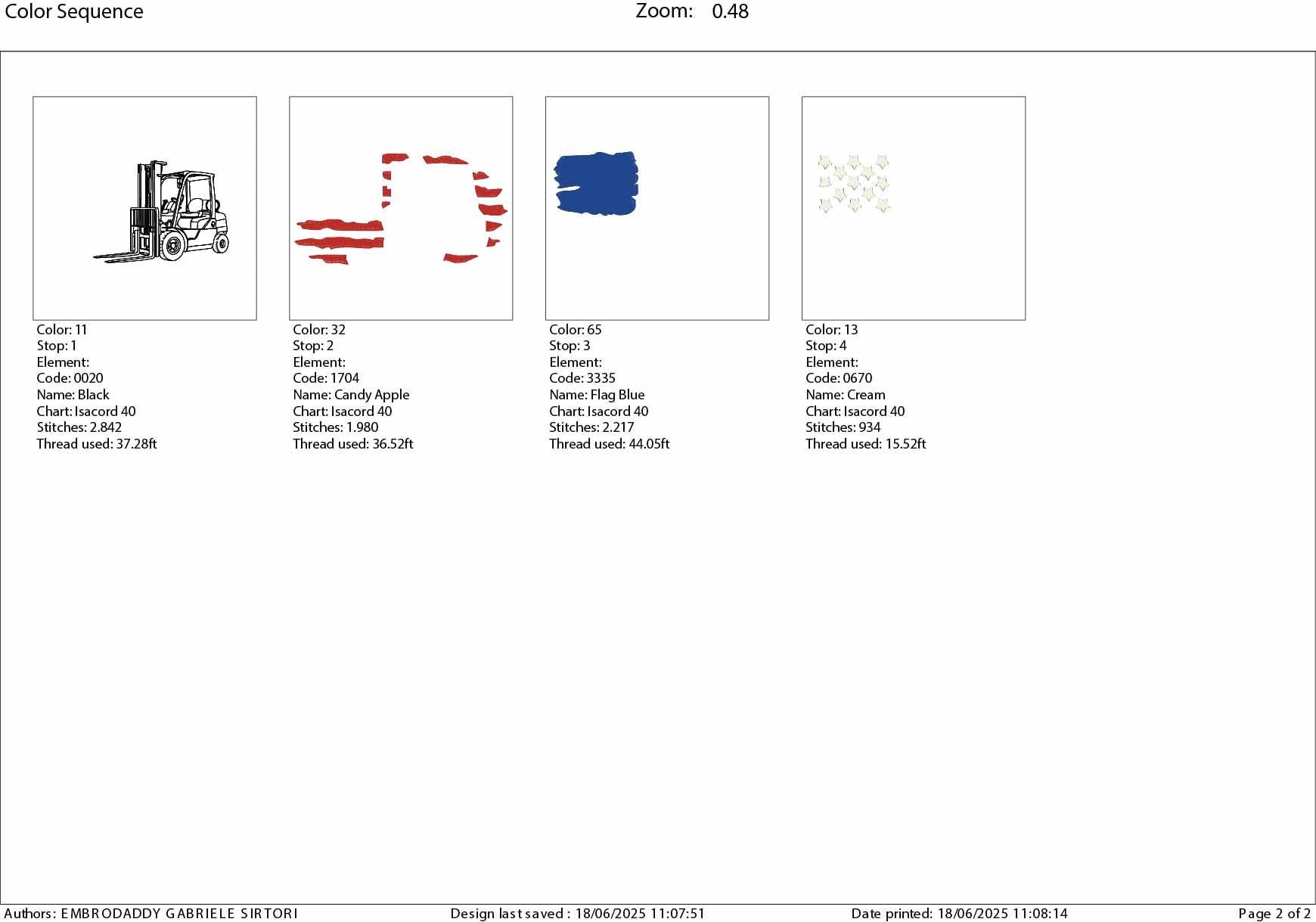 Machine Embroidery files, USA flag forklift, Fork Lift, Warehouse Lift, Equipment, PES, DST, xxx, hus & more