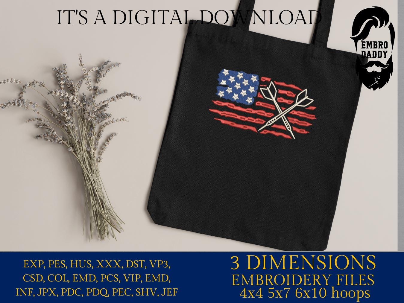 Machine Embroidery files, USA flag Sport Dart, Board Dartboard, Game Competition, Sharp Pub, Arrow Target Indoor, PES, DST, xxx, hus & more
