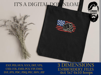 Machine Embroidery files, USA flag, America needs you, Uncle Sam, PES, DST, xxx, hus & more