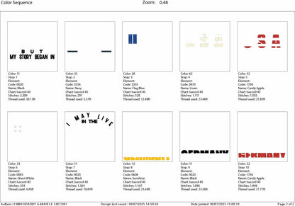 Machine Embroidery files, Germany, German, I Live USA But My Story Began, Flag, Country, PES, xxx, hus, dst & more