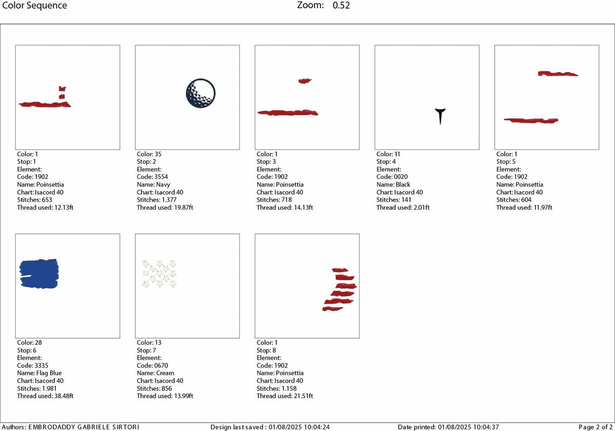 Machine Embroidery files, Golf Usa flag, embroidery file digitize for hat, American Flag PES, xxx hus & more