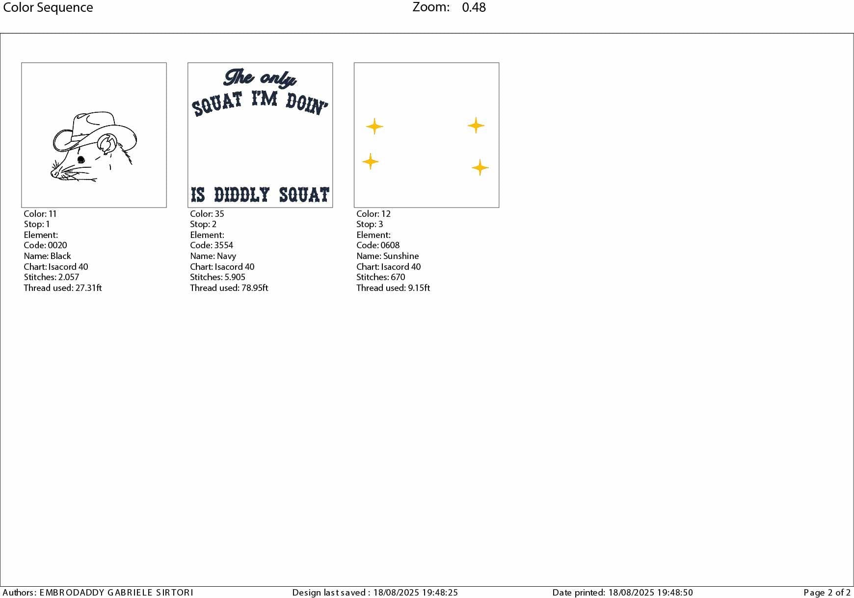 Machine Embroidery files, The Only Squat I'm Doing, Funny Possum, Sarcastic, opossum, PES, dst, xxx, hus & more