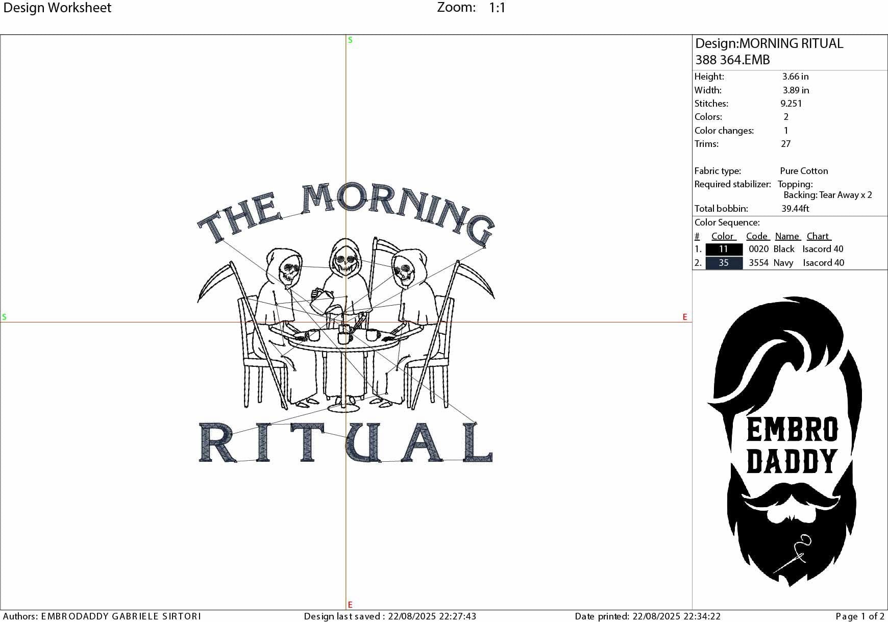 Machine Embroidery files, Halloween, Grim reapers, The Coffee Morning Ritual, PES, xxx, hus & more