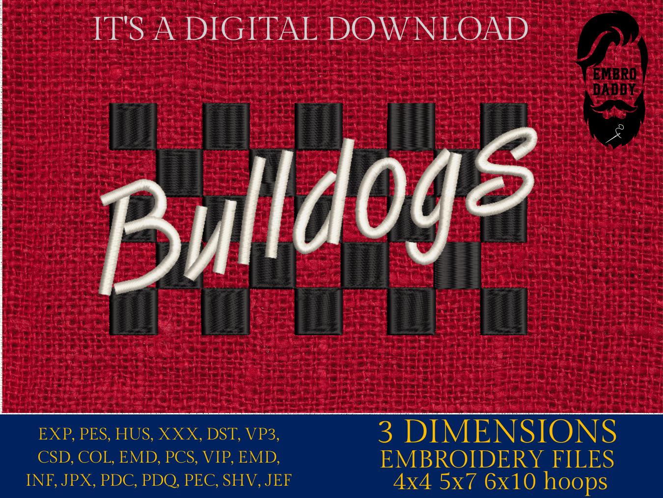 Machine Embroidery files, bulldogs, PES, xxx, hus & more, fan embroidery files