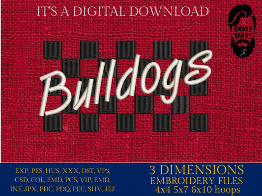 Machine Embroidery files, bulldogs, PES, xxx, hus & more, fan embroidery files