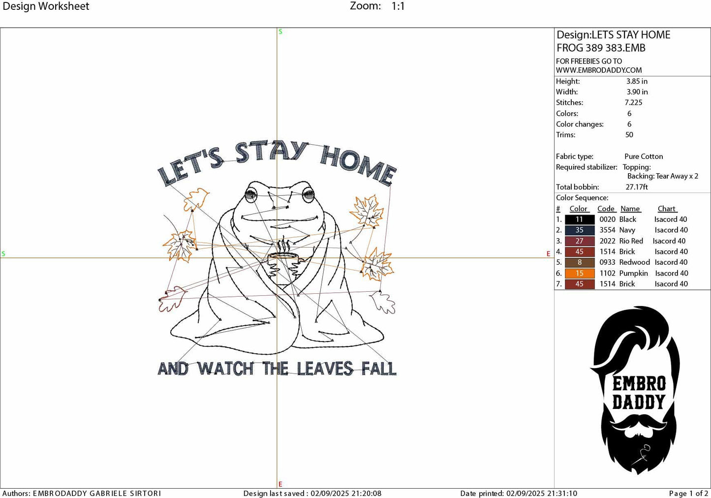 Machine Embroidery files, let's stay home, Cozy Fall toad, Funny Autumn Animal, Sweater Weather, Cute frog, PES, DST, xxx, hus & more