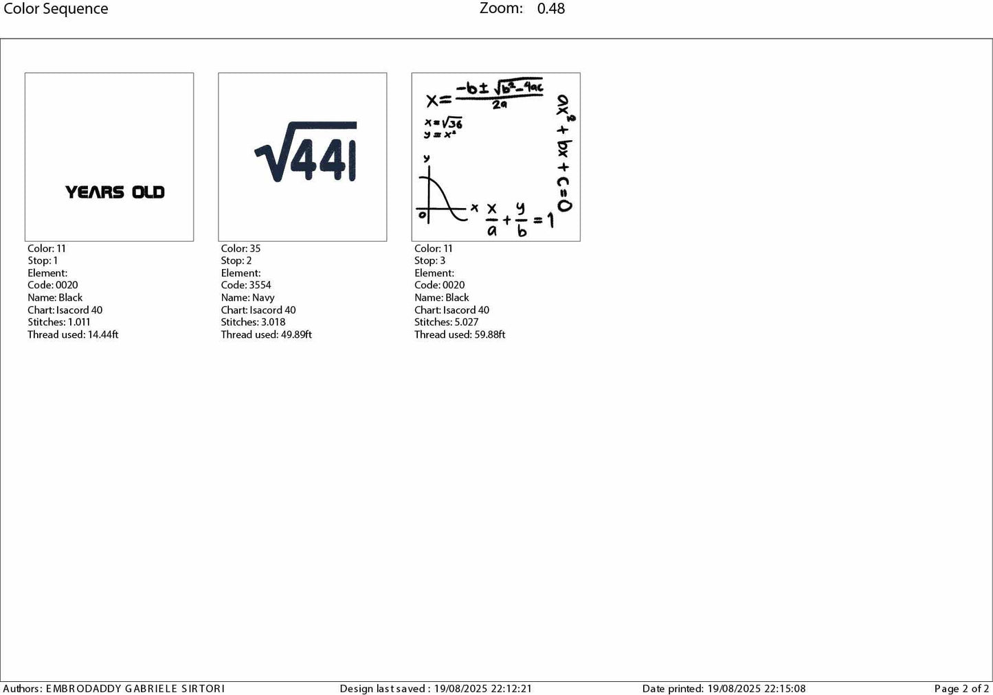 Machine Embroidery files, 21 th birthday, Math, square roots, PES, DST, xxx, hus & more