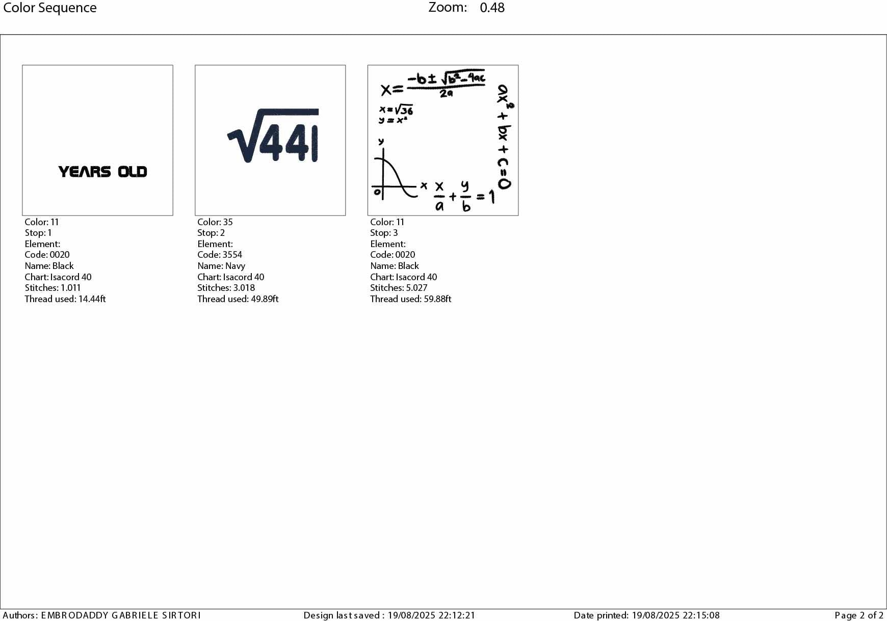 Machine Embroidery files, 21 th birthday, Math, square roots, PES, DST, xxx, hus & more