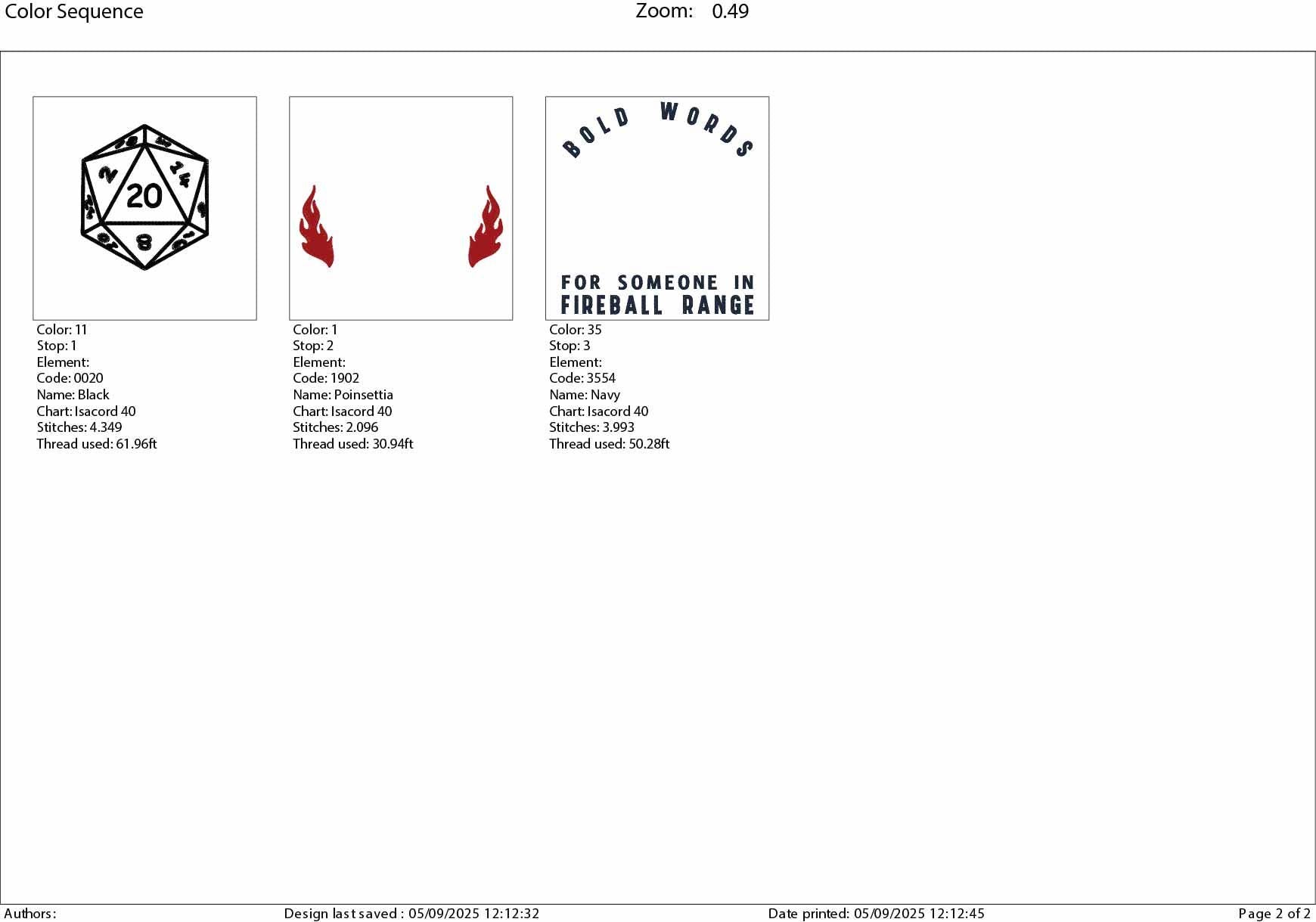 Machine Embroidery files, Bold words for someone in Fireball Rang, dice, Geek and nerd sayings , DST, PES, xxx, hus & more