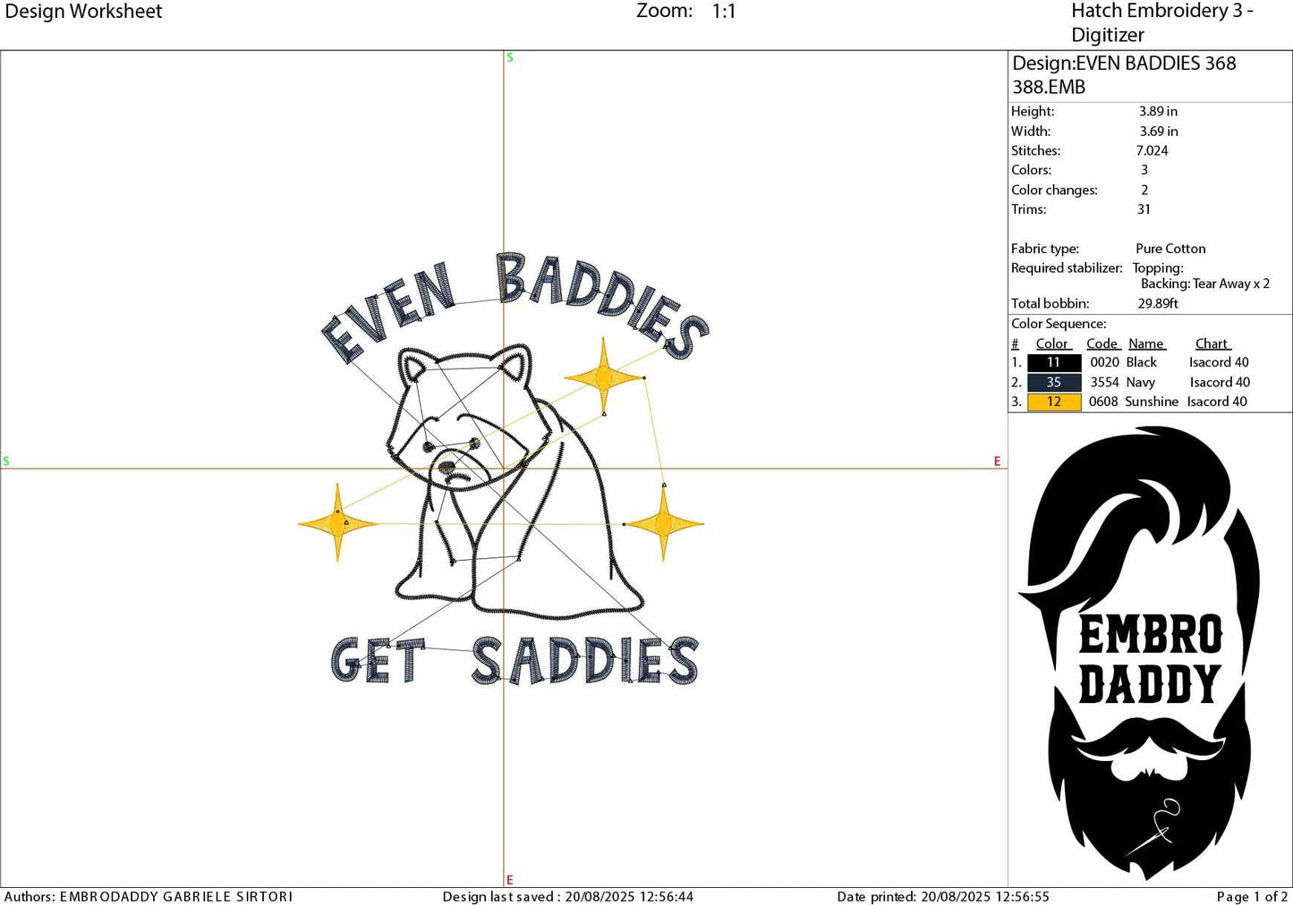 Machine Embroidery files, even baddies gets saddies, Sarcastic Raccoon, Snarky, Adult Humor, PES, DST, xxx, hus & more