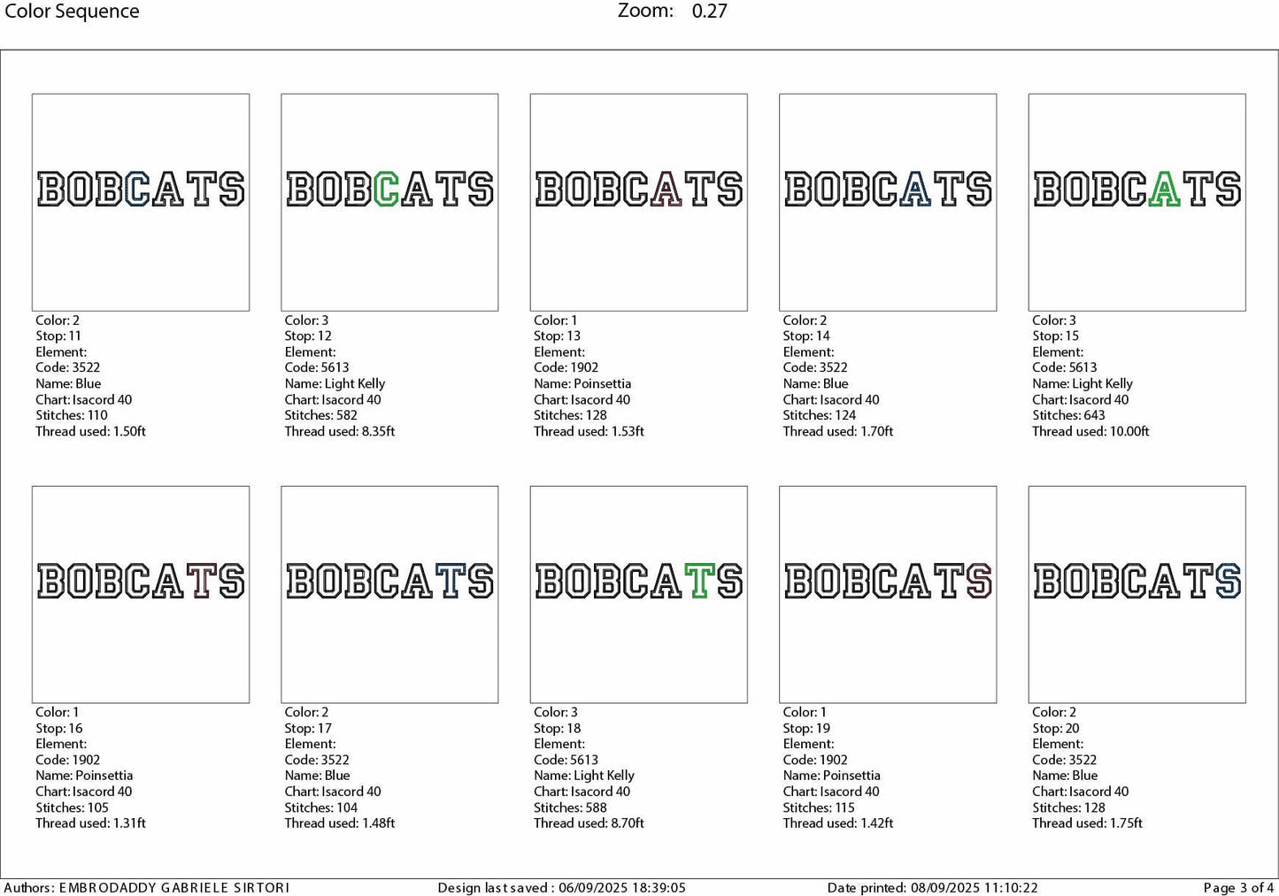 Machine Embroidery files, bobcats appliqué, sport, PES, xxx, hus & more, fan embroidery files