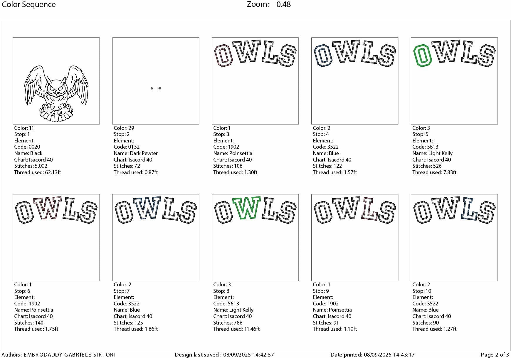 Machine Embroidery files, Owl Mascot, Fierce Owl with "Owls" Script, appliqué, sport, PES, xxx, hus & more, fan embroidery files