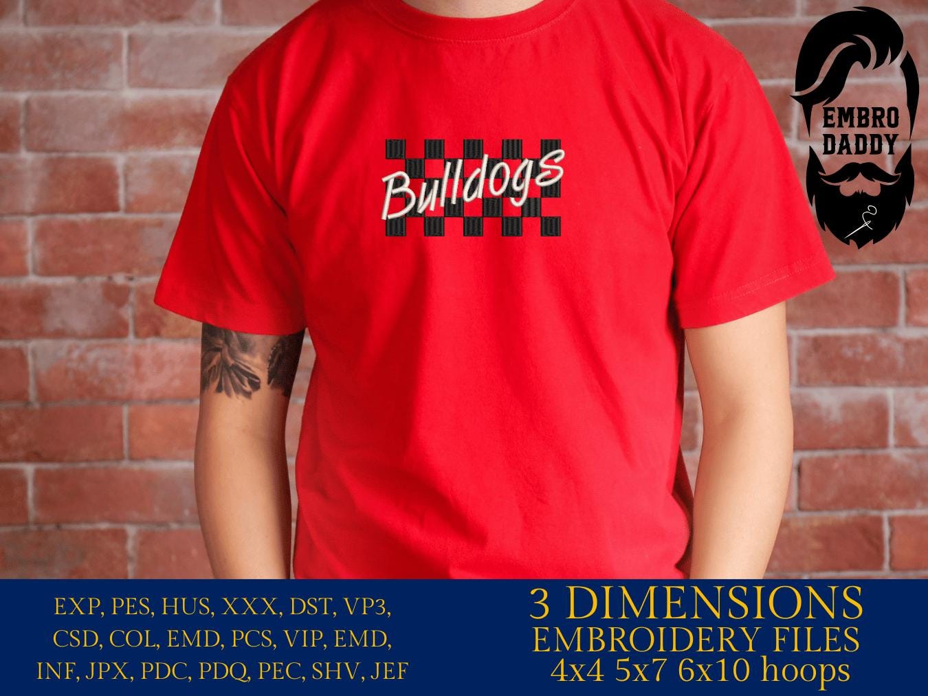 Machine Embroidery files, bulldogs, PES, xxx, hus & more, fan embroidery files