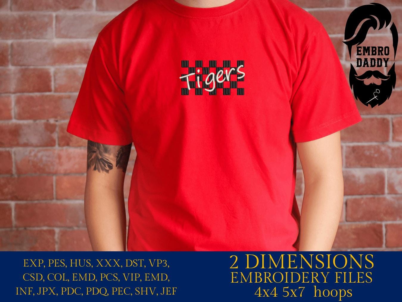 Machine Embroidery files, Tigers, PES, xxx, hus & more, fan embroidery files