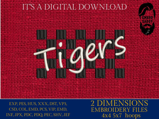 Machine Embroidery files, Tigers, PES, xxx, hus & more, fan embroidery files