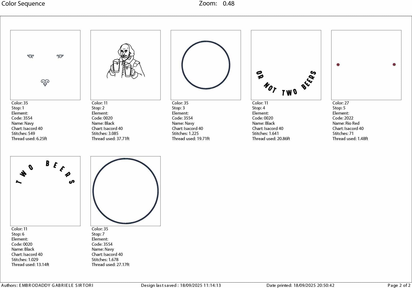 Machine Embroidery files, Two Beers or Not Two Beers, Shakespeare Funny Drinking Party, Funny Drinking, pes, dst, hus & more