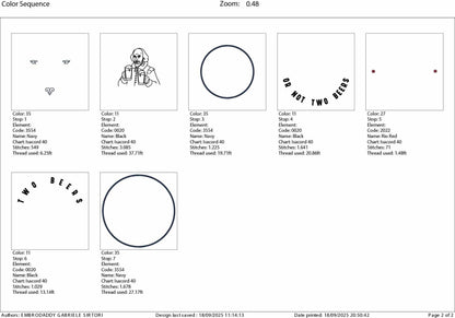 Machine Embroidery files, Two Beers or Not Two Beers, Shakespeare Funny Drinking Party, Funny Drinking, pes, dst, hus & more