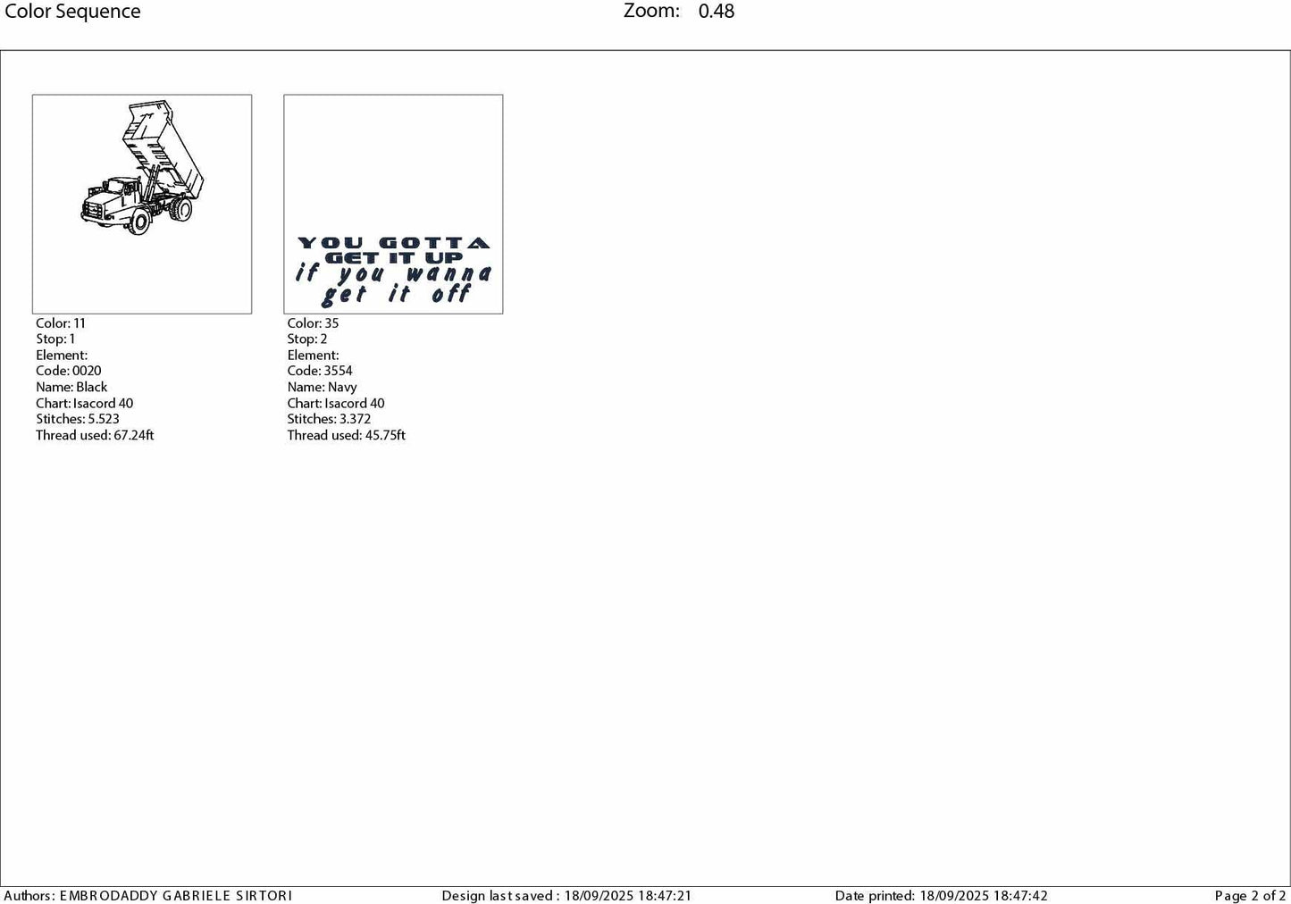 Machine Embroidery files, You Gotta Get It Up, Funny Dump Truck, PES, xxx, hus & more