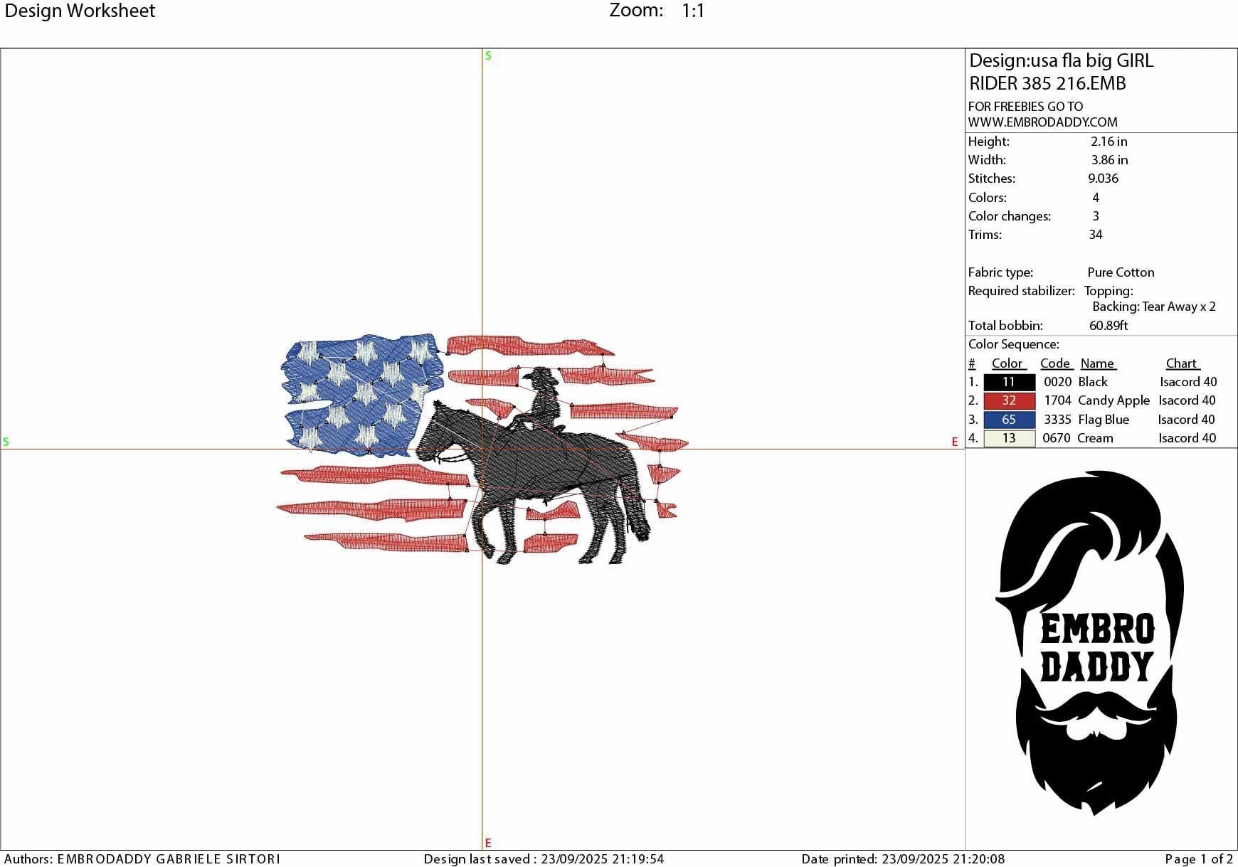 Machine Embroidery files, Usa flag girl horse, embroidery files, rider, rodeo, woman, PES, dst, xxx, hus & more