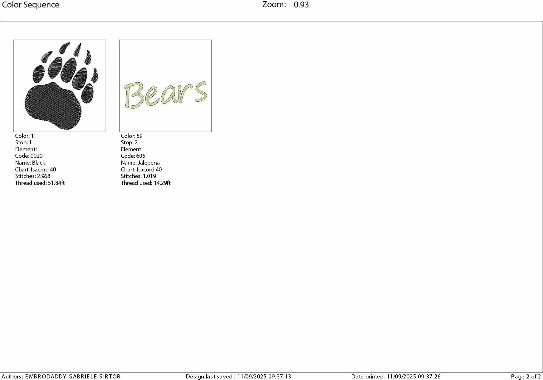 Machine Embroidery, Bears paw, embroidery design, team, PES, xxx, hus & more