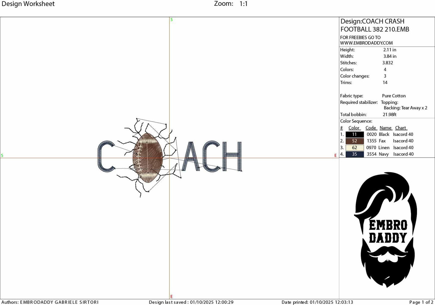 Machine Embroidery files, coach, football, sport, PES, xxx, hus & more, fan embroidery files