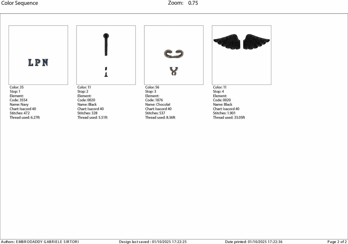 Machine Embroidery files, Medical Caduceus Symbol Silhouette with LPN for Licensed Practical Nurse Staff, dst, PES, xxx, hus & more