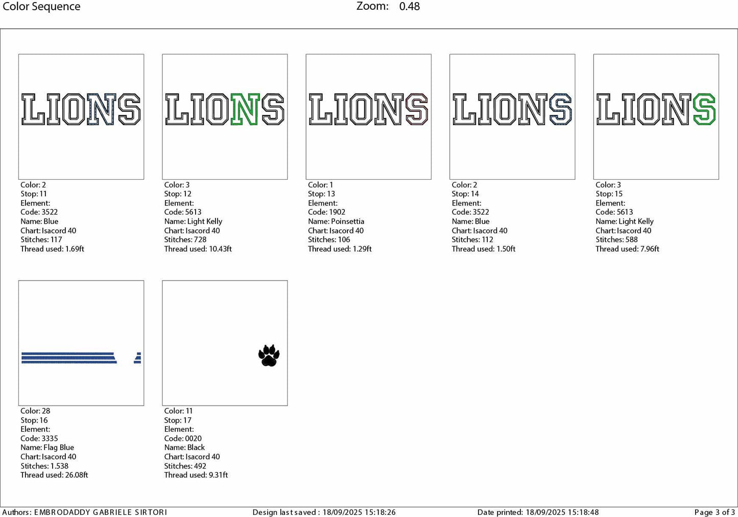 Machine Embroidery files, Lions appliqué, sport, PES, xxx, hus & more, fan embroidery files