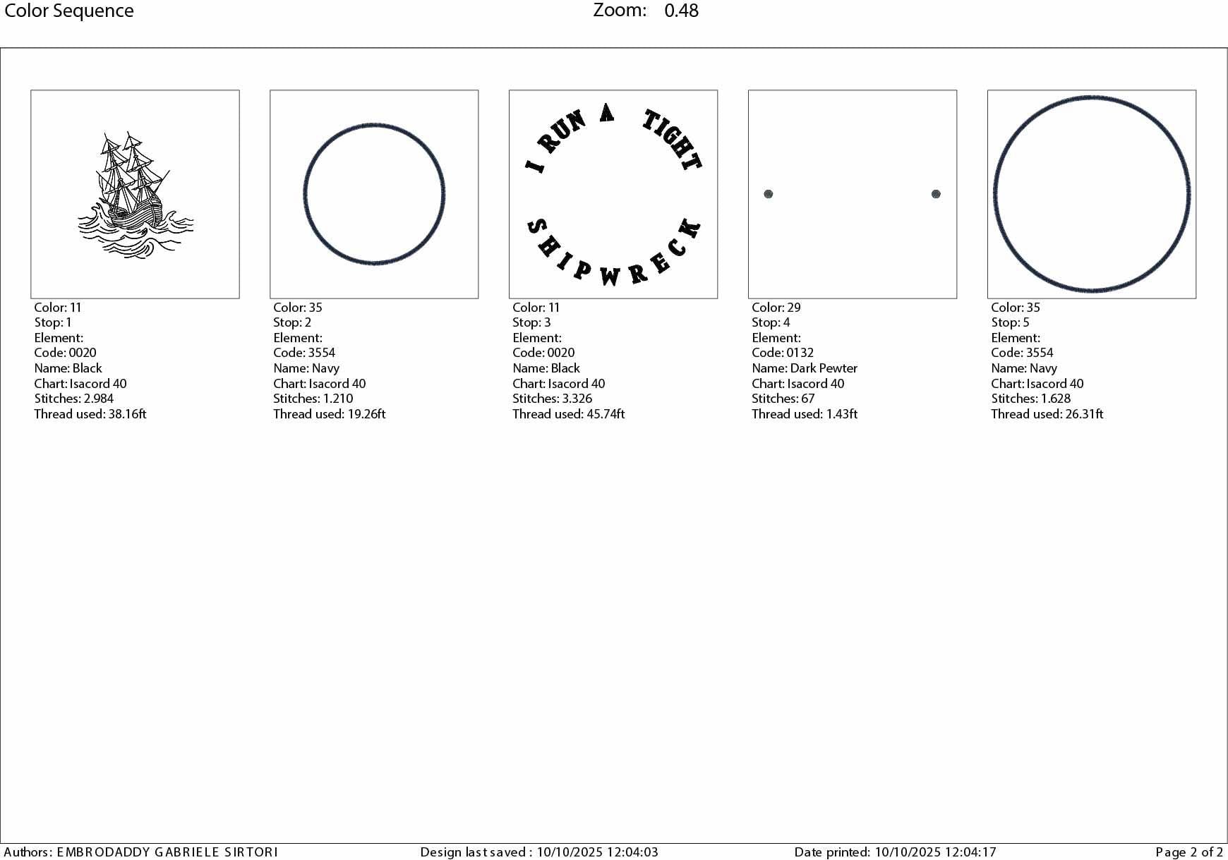 Machine Embroidery files, I Run a Tight Shipwreck, Funny, Shipwreck, Mental Health Awareness, PES, DST, xxx, hus & more