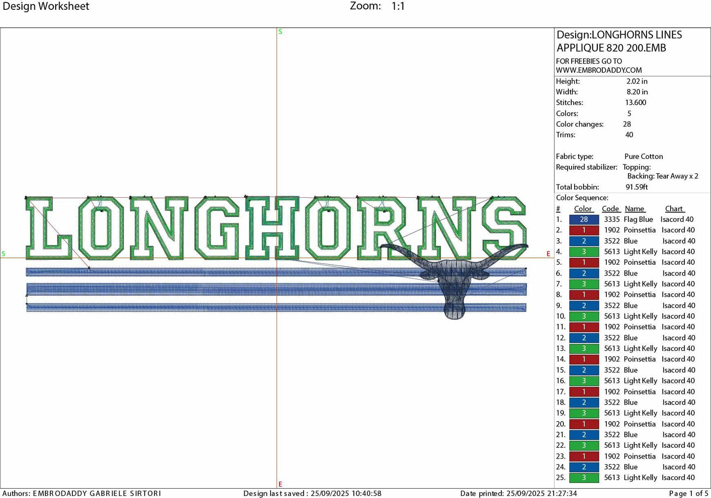 Machine Embroidery files, longhorns appliqué, sport, PES, xxx, hus & more, fan embroidery files