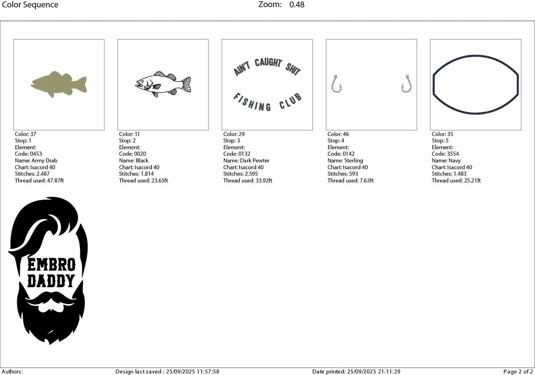 Machine Embroidery files, Bass Fishing, Aint Caught Shit Club Fishing, Fisherman, PES, DST, hus & more