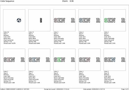 Machine Embroidery files, Grad Year 2026 and Soccer Ball appliqué, sport, PES, xxx, hus & more