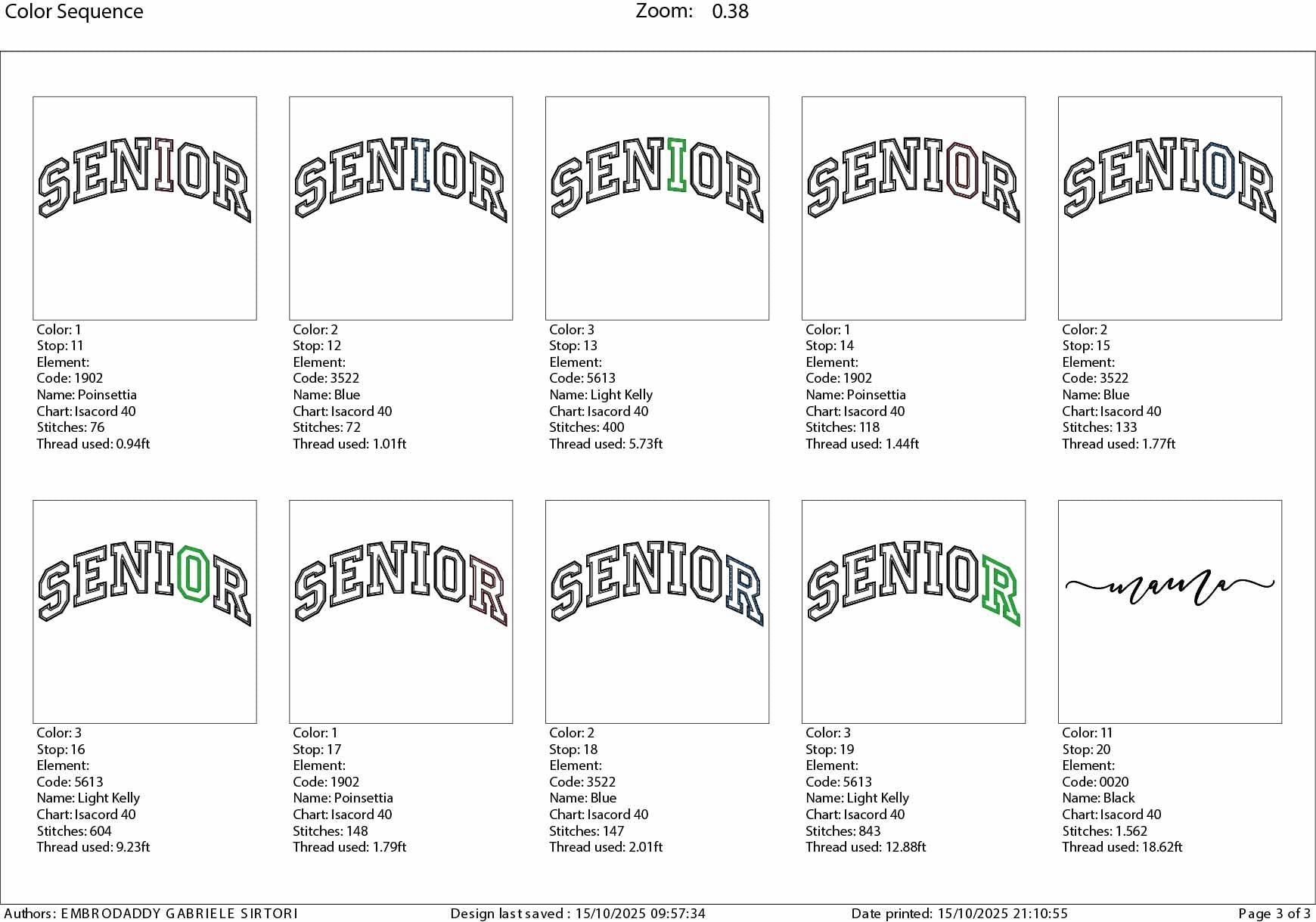 Machine Embroidery files, Senior Mom 2026 appliqué, newborn, PES, xxx, hus & more