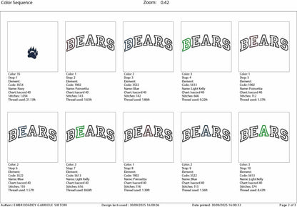 Machine Embroidery files, wolverines appliqué, sport, PES, xxx, hus & more, fan embroidery files