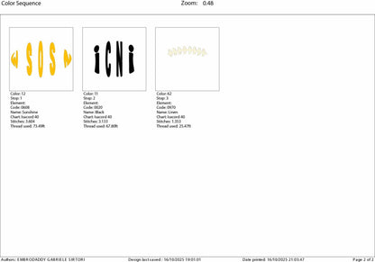 Machine Embroidery, Wisconsin team embroidery design, football gift idea, dst, PES, xxx, hus & more