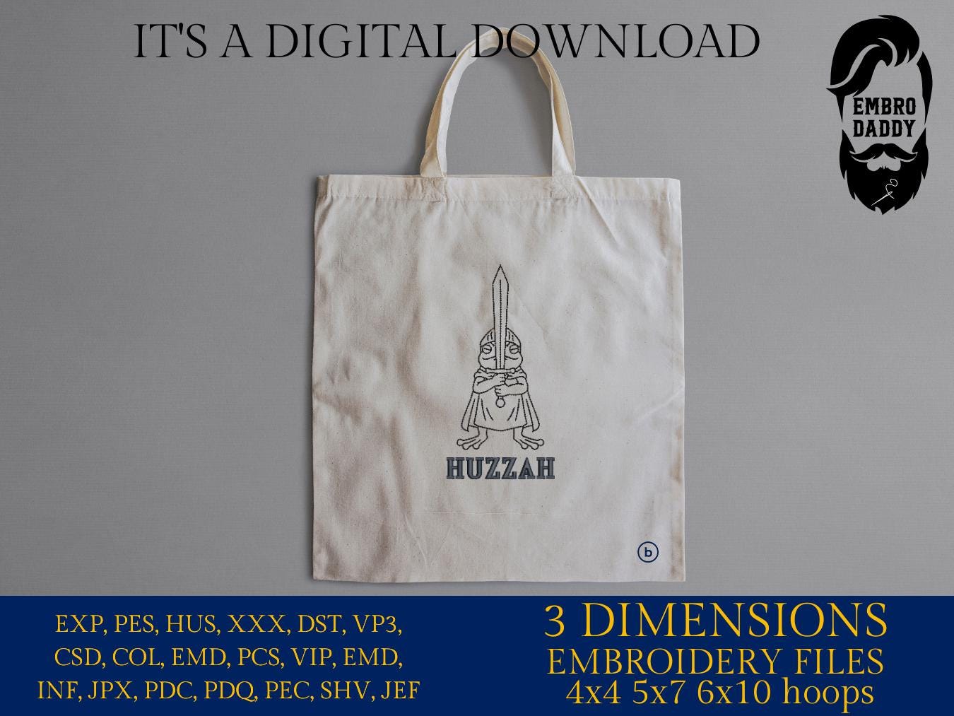 mature, Machine Embroidery files, Huzzah, Funny Frog and Toad Digital, Funny Saying PES, DST, xxx, hus & more