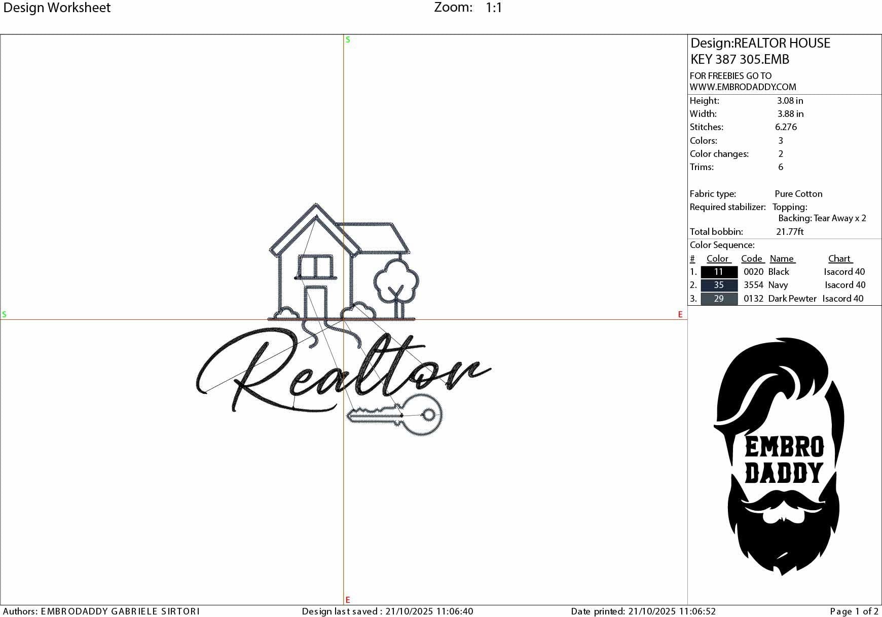 Machine Embroidery files, realtor , real estate AGENT, property asset PES, dst xxx, hus & more