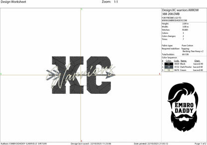 Machine Embroidery files, Cross country, warriors, XC, PES, xxx, hus & more, fan embroidery files