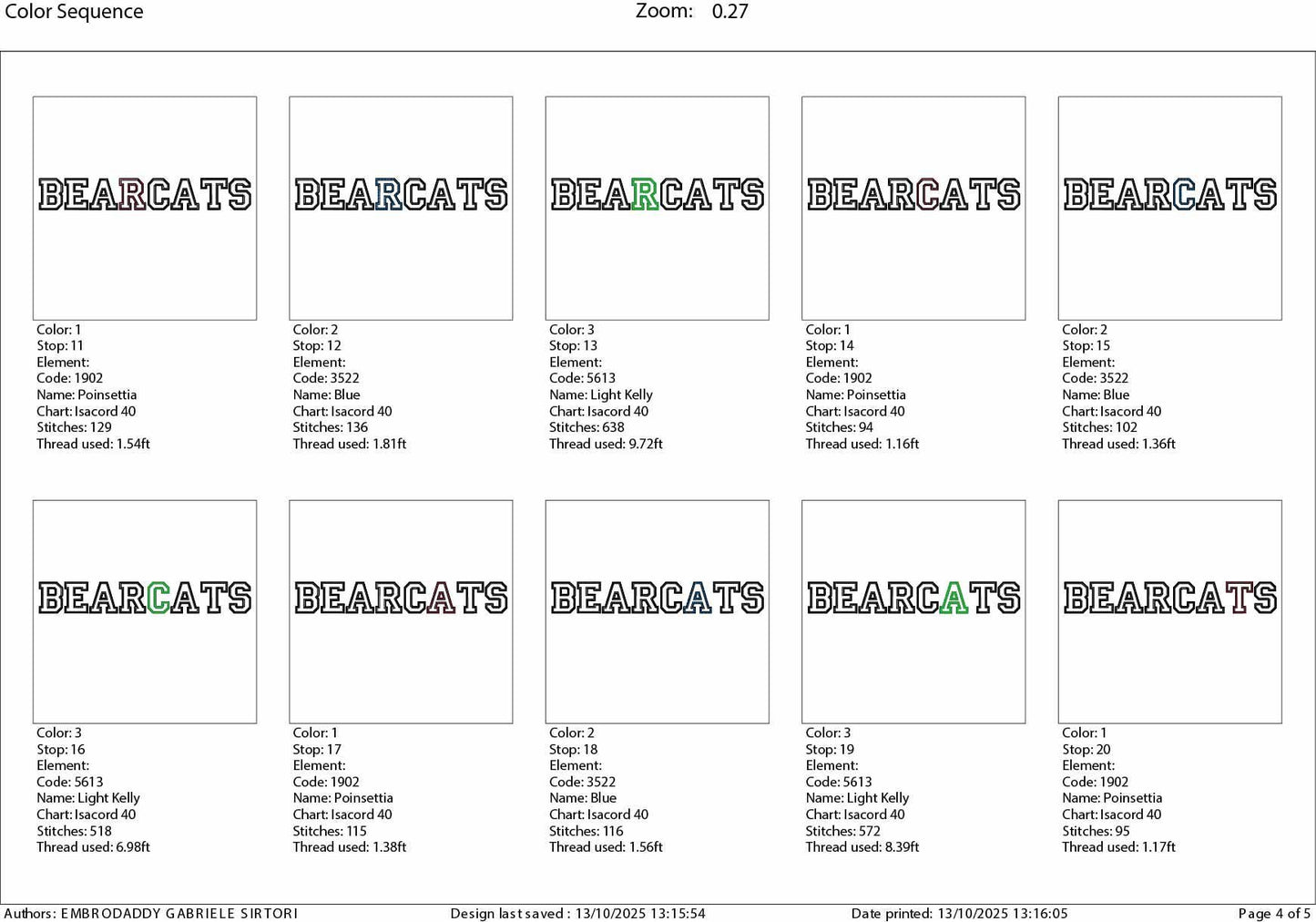 Machine Embroidery files, Bearcats appliqué, sport, PES, xxx, hus & more, fan embroidery files