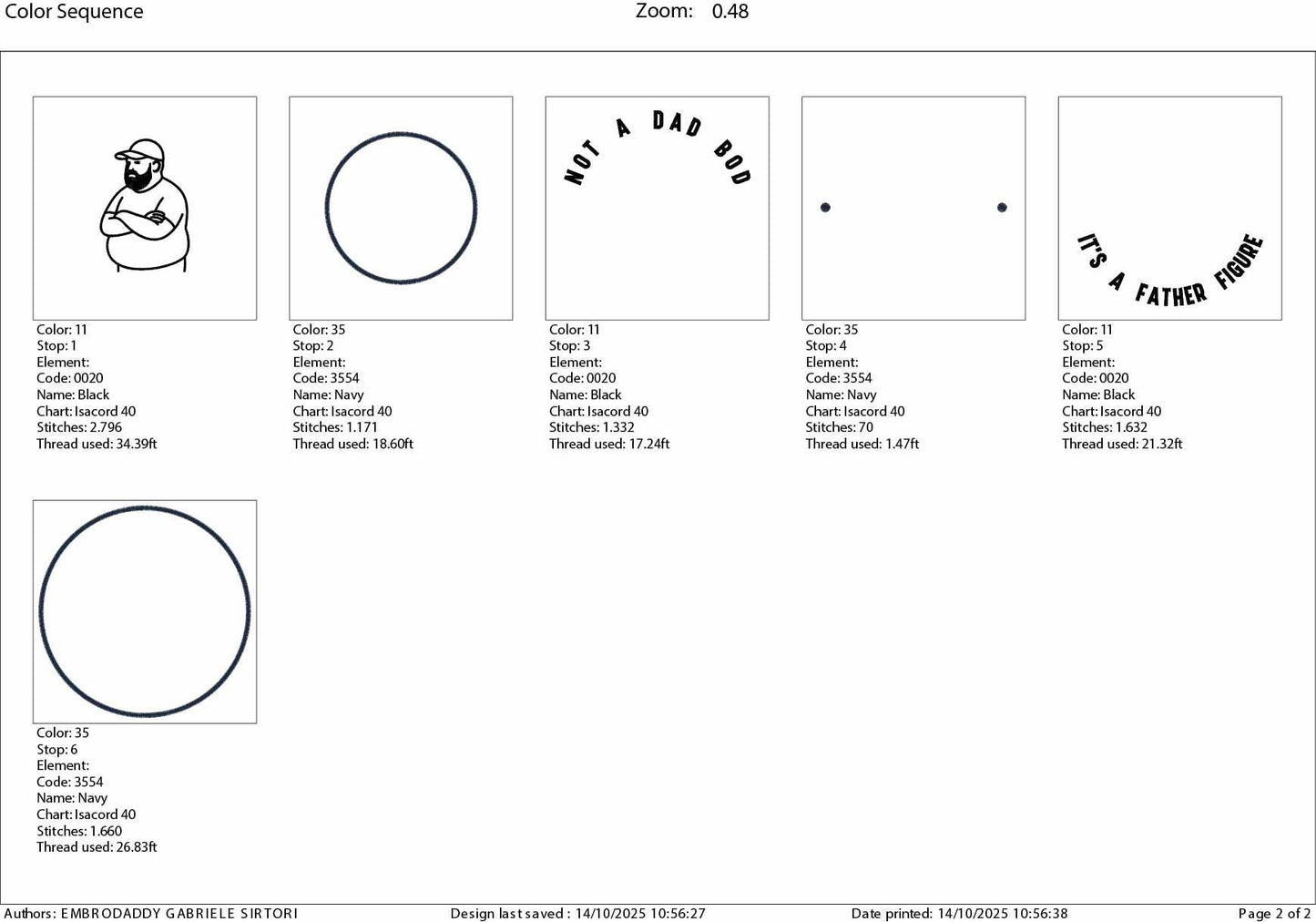 Machine Embroidery files, It's Not a Dad Bod It's a Father Figure, Funny, Sarcastic, Snarky, Adult, DST PES, hus & more