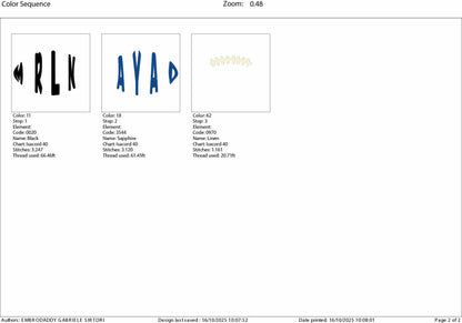 Machine Embroidery, Maryland team embroidery design, football gift idea, dst, PES, xxx, hus & more