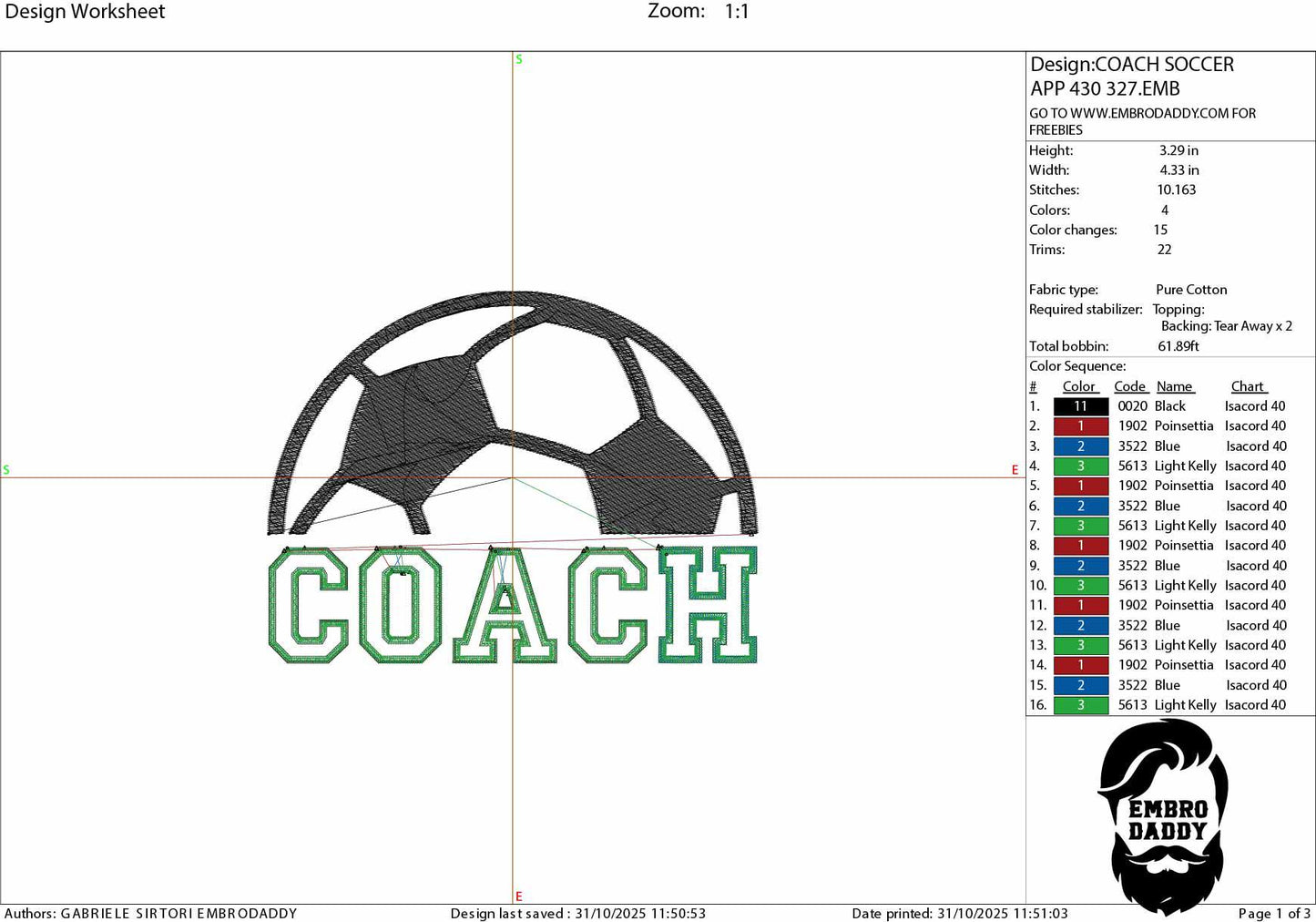 Machine Embroidery files, coach appliqué, soccer, PES, xxx, hus & more, fan embroidery files