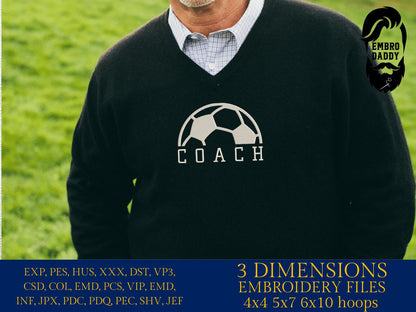 Machine Embroidery files, coach, soccer, sport, PES, xxx, hus & more, fan embroidery files