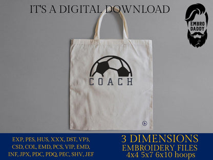 Machine Embroidery files, coach, soccer, sport, PES, xxx, hus & more, fan embroidery files