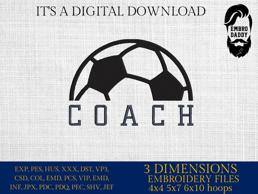 Machine Embroidery files, coach, soccer, sport, PES, xxx, hus & more, fan embroidery files